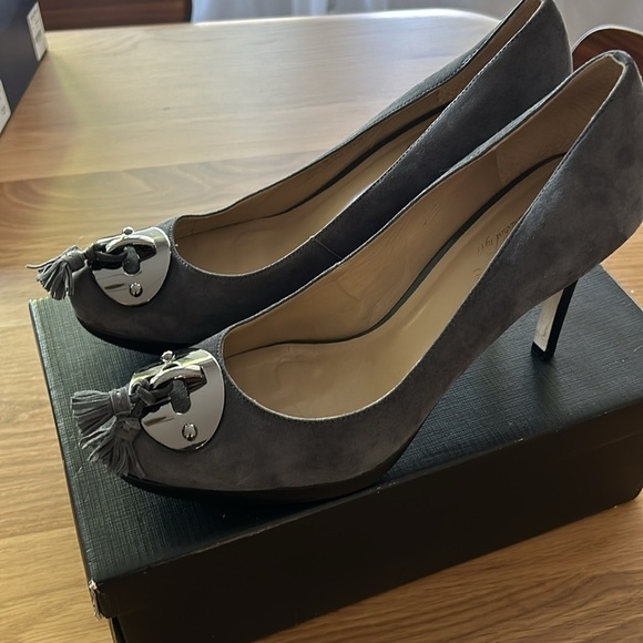 Talbots Shoes - Talbots Suede Tassel  High Heels Shoes
